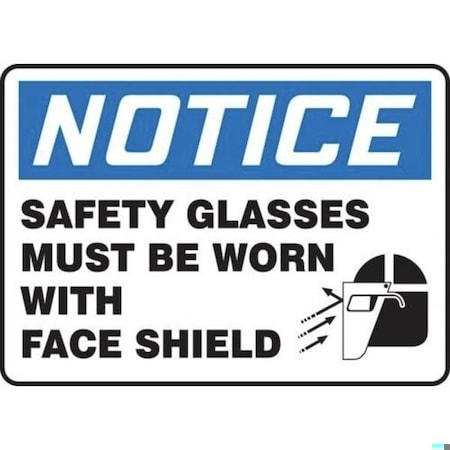 Accuform OSHA NOTICE SAFETY SIGN HEARING MPPE855XL MPPE855XL